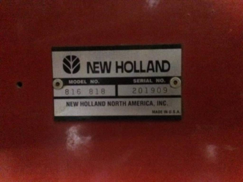 1998 NEW HOLLAND 818 Harvesting Equipment | Iron Listing