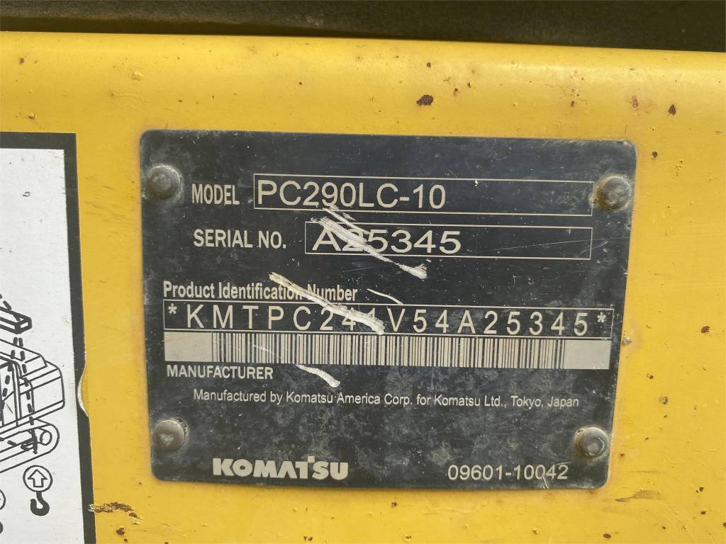 2013 KOMATSU PC290 LC-10 Excavators | Iron Listing