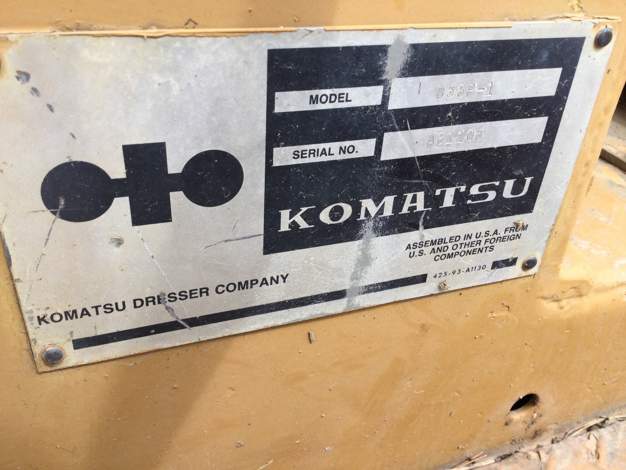 1994 KOMATSU D-58P-1 Dozers | Iron Listing